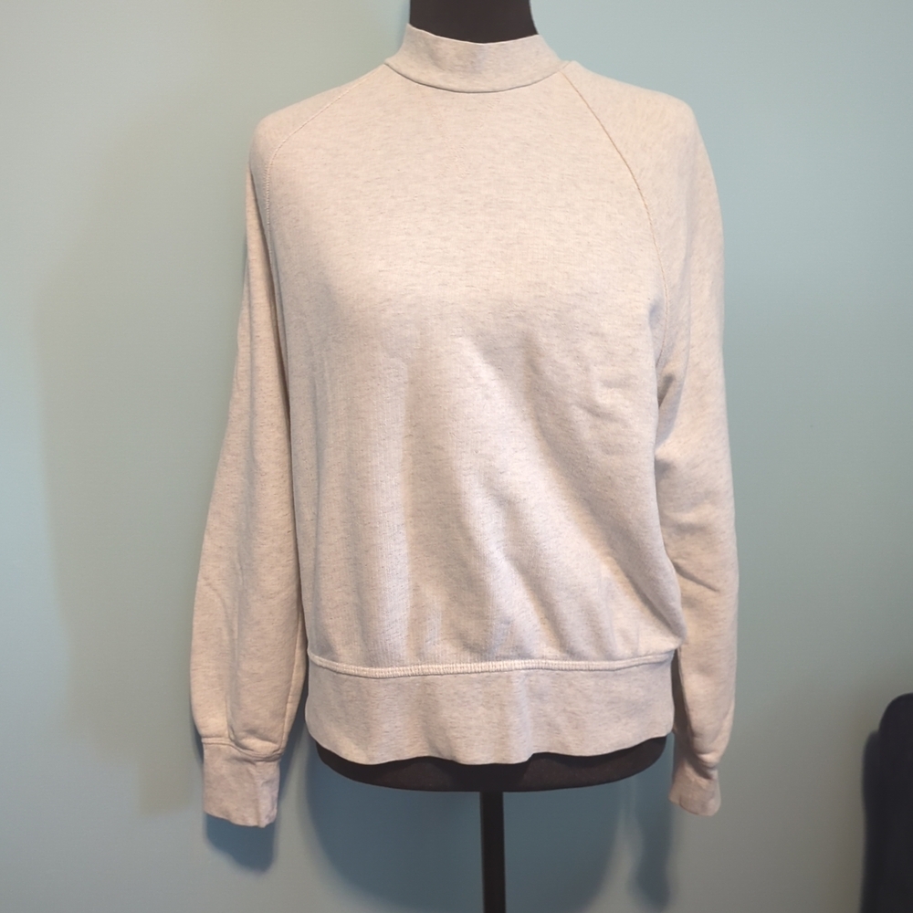 Universal Thread Light Gray Mock Neck Sweatshirt